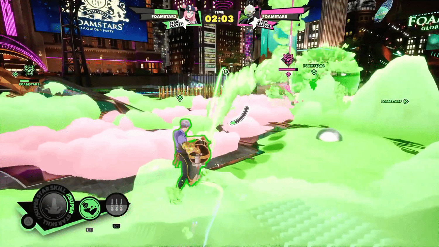 多人射擊新作《泡沫明星》曝新展示 五彩泡泡大混戰