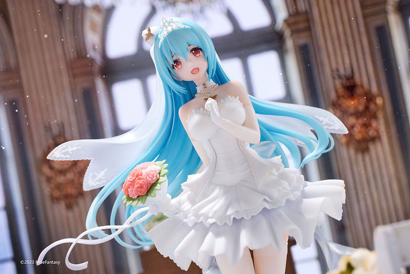 手辦鑒賞室：神裡綾華高舉折扇！戰艦少女婚紗造型