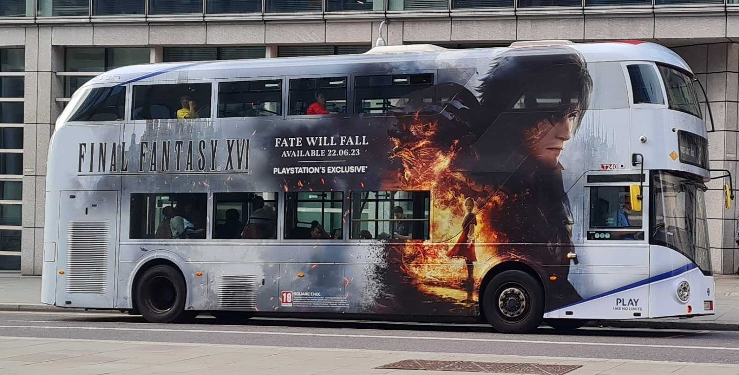 連巴士車都不放過？《最終幻想16》進入瘋狂宣發期！