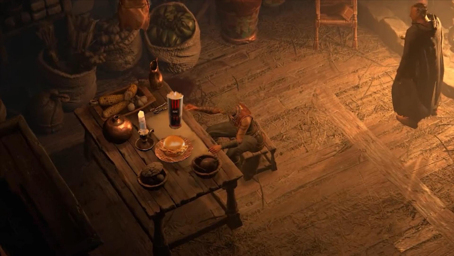 《暗黑4》官方發布整活短片：在庇護之地餓了就吃KFC！