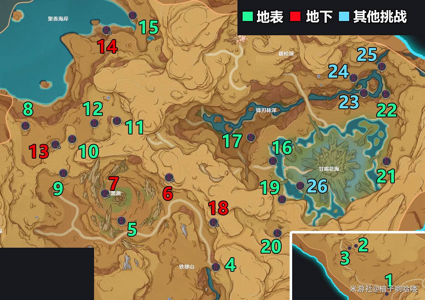 《原神》蒼漠囿土挑戰方碑怎麽做？蒼漠囿土挑戰方碑攻略