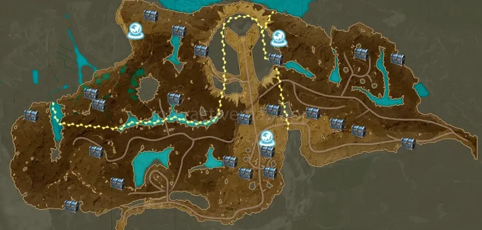 《蔚藍色法則》寶箱位置匯總 全寶箱位置分布圖