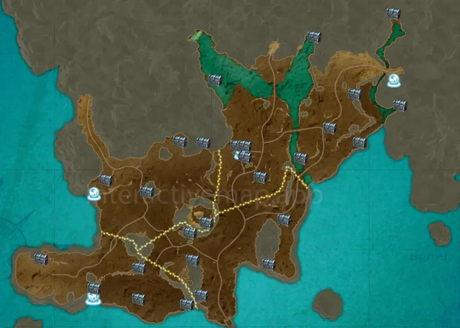 《蔚藍色法則》寶箱位置匯總 全寶箱位置分布圖