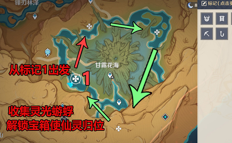 《原神》蒼漠囿土挑戰方碑怎麽做？蒼漠囿土挑戰方碑攻略