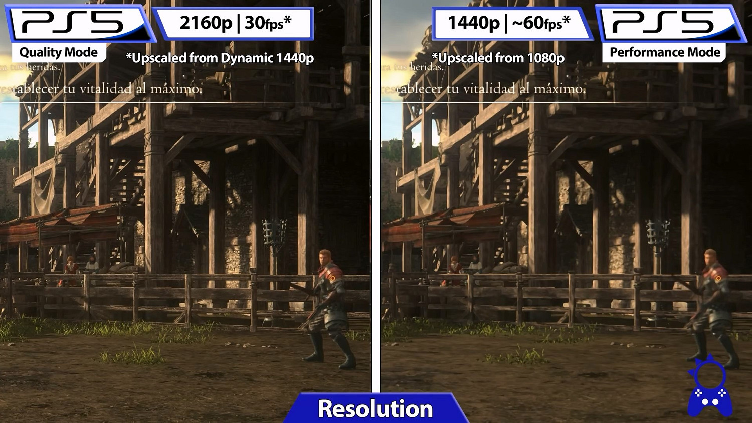 《FF16》品質/性能模式對比 掉幀模式沒有明顯改進! 《FF16》品質/性能模式對比 掉幀模式沒有明顯改進!