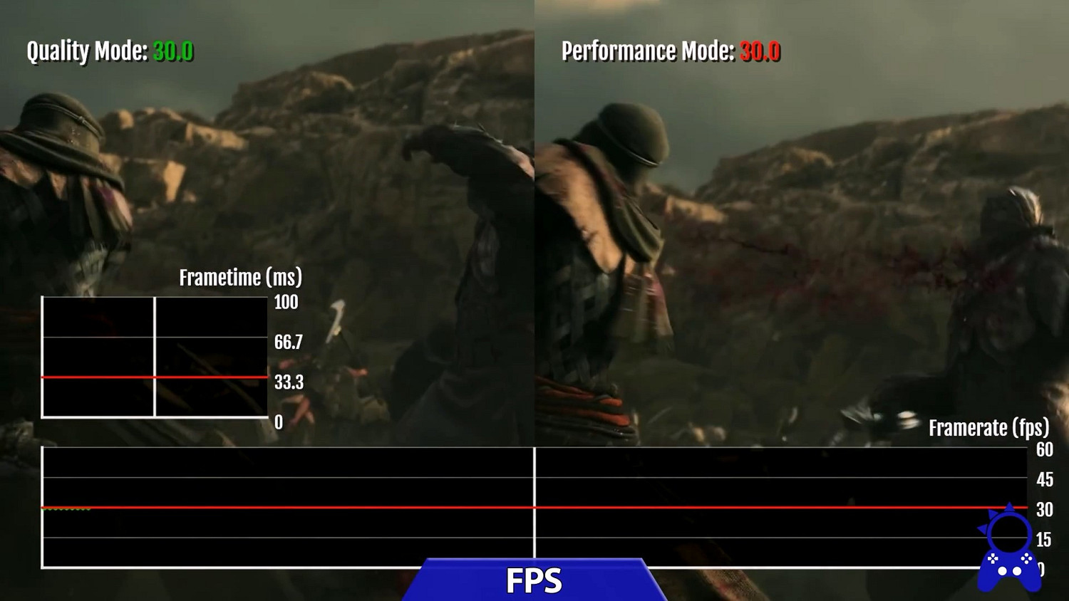 《FF16》品質/性能模式對比 掉幀模式沒有明顯改進! 《FF16》品質/性能模式對比 掉幀模式沒有明顯改進!