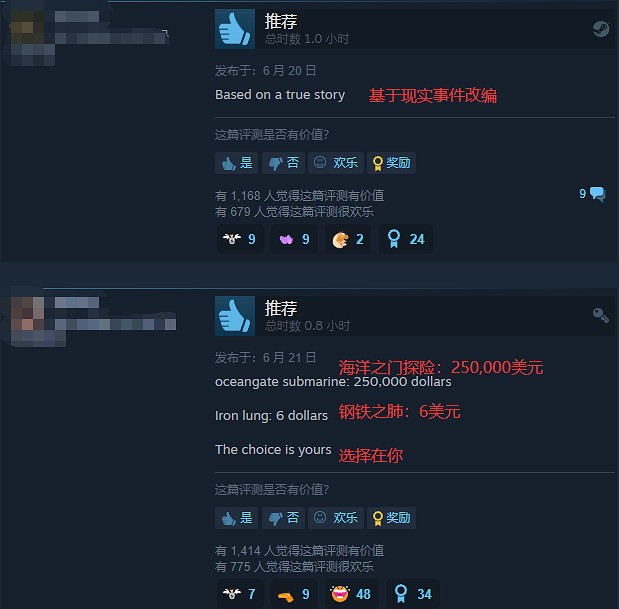 泰坦號事件影響！潛水艇恐怖遊戲《鋼鐵之肺》銷量劇增