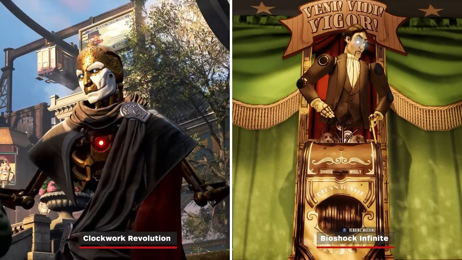 IGN分享《發條革命》和《生化奇兵：無限》影片對比
