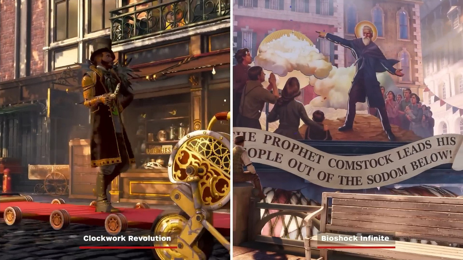 IGN分享《發條革命》和《生化奇兵：無限》影片對比