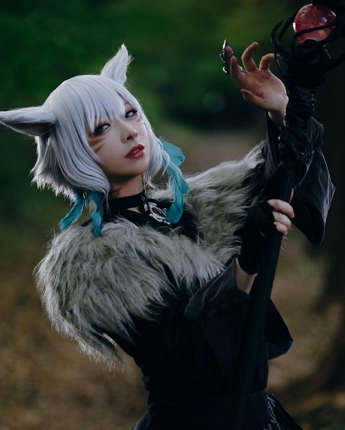 超還原！島國小姐姐COS《高達:水星的魔女》塞西莉亞