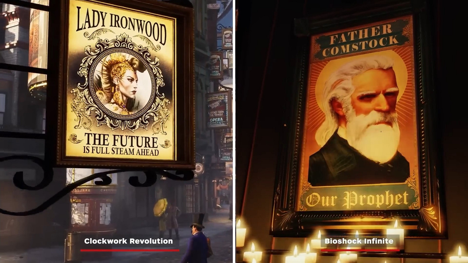 IGN分享《發條革命》和《生化奇兵：無限》影片對比