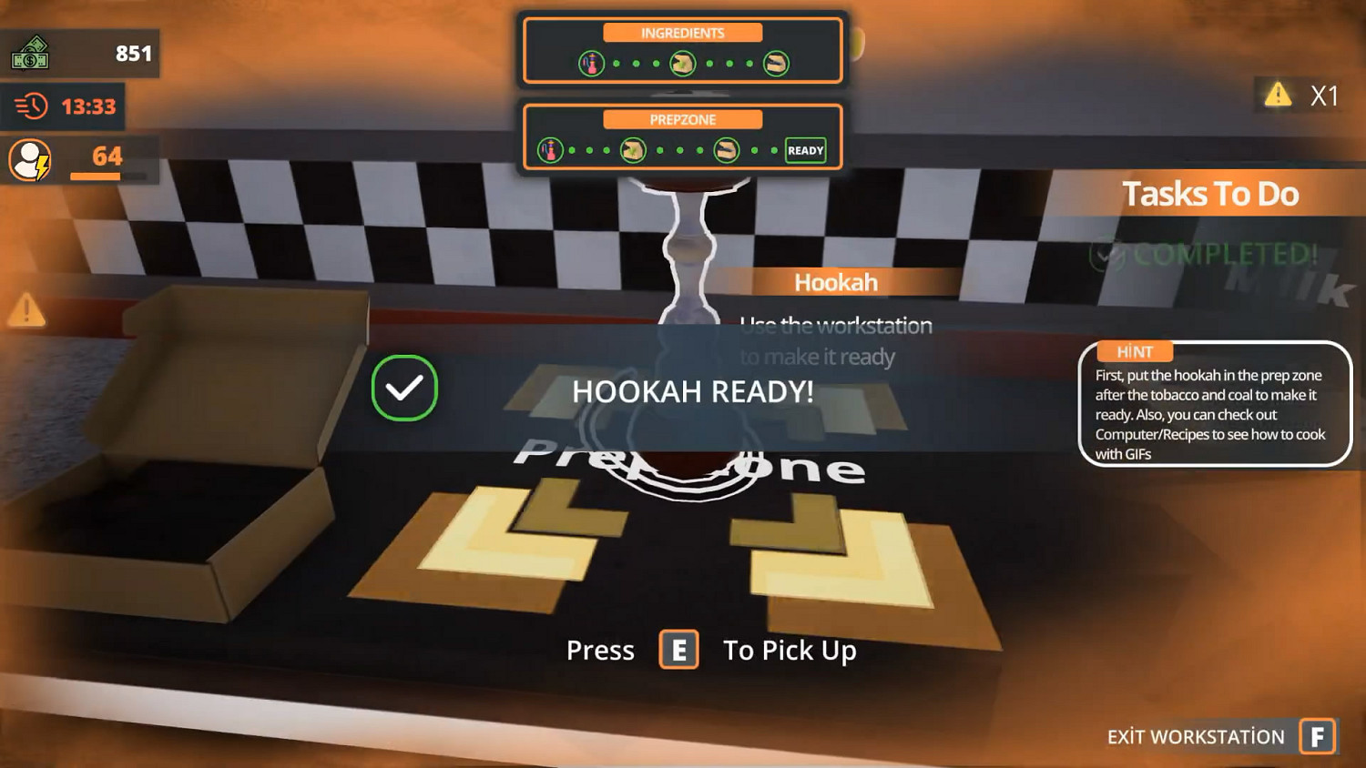 模擬經營遊戲《水煙咖啡館模擬器》Steam發售!帶中文 模擬經營遊戲《水煙咖啡館模擬器》Steam發售!帶中文