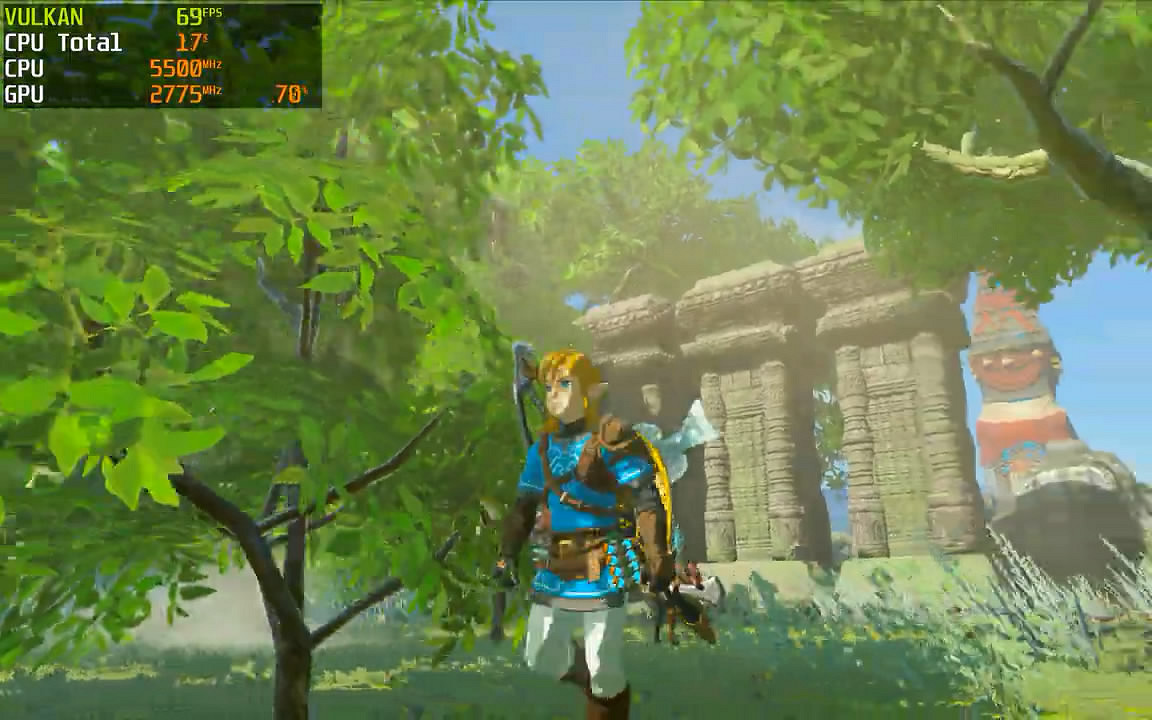Yuzu模擬器已可全程60幀+運行《塞爾達：王國之淚》！
