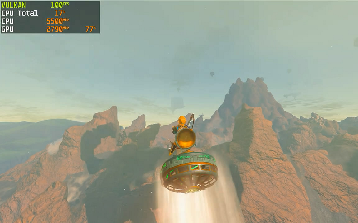 Yuzu模擬器已可全程60幀+運行《塞爾達：王國之淚》！