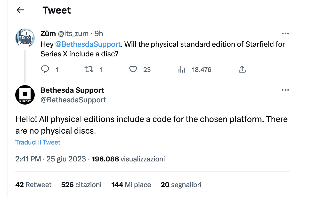 B社官方確定《星空》實體版不包含光碟！僅有下載碼