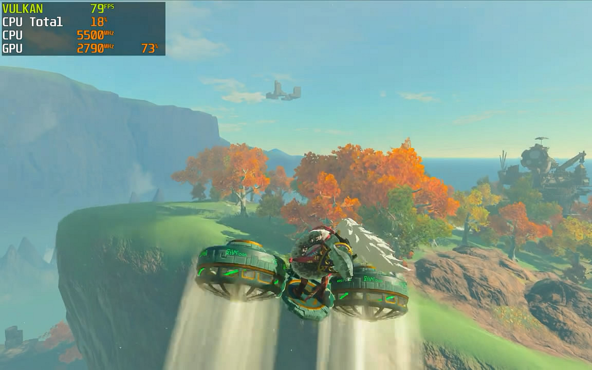 Yuzu模擬器已可全程60幀+運行《塞爾達：王國之淚》！