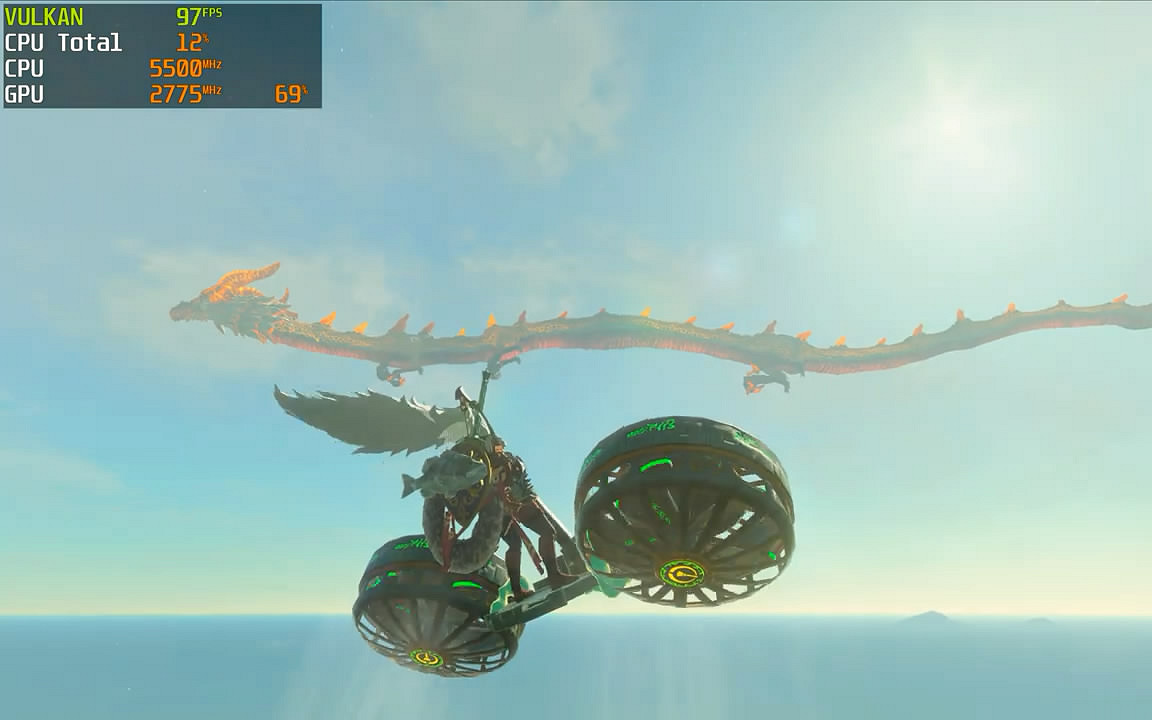 Yuzu模擬器已可全程60幀+運行《塞爾達：王國之淚》！