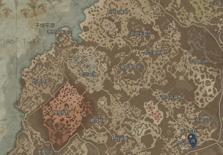 《暗黑破壞神4》蒼白幽穴位置一覽