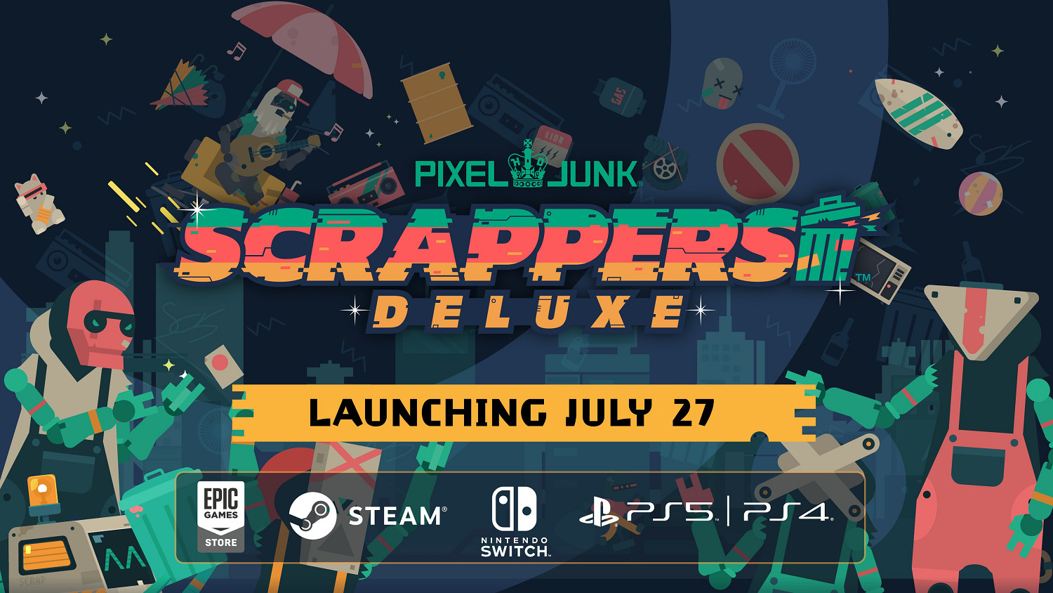 《像素垃圾:回收者 豪華版》宣布7月27日發售 Switch版預購開啟 《像素垃圾:回收者 豪華版》宣布7月27日發售 Switch版預購開啟