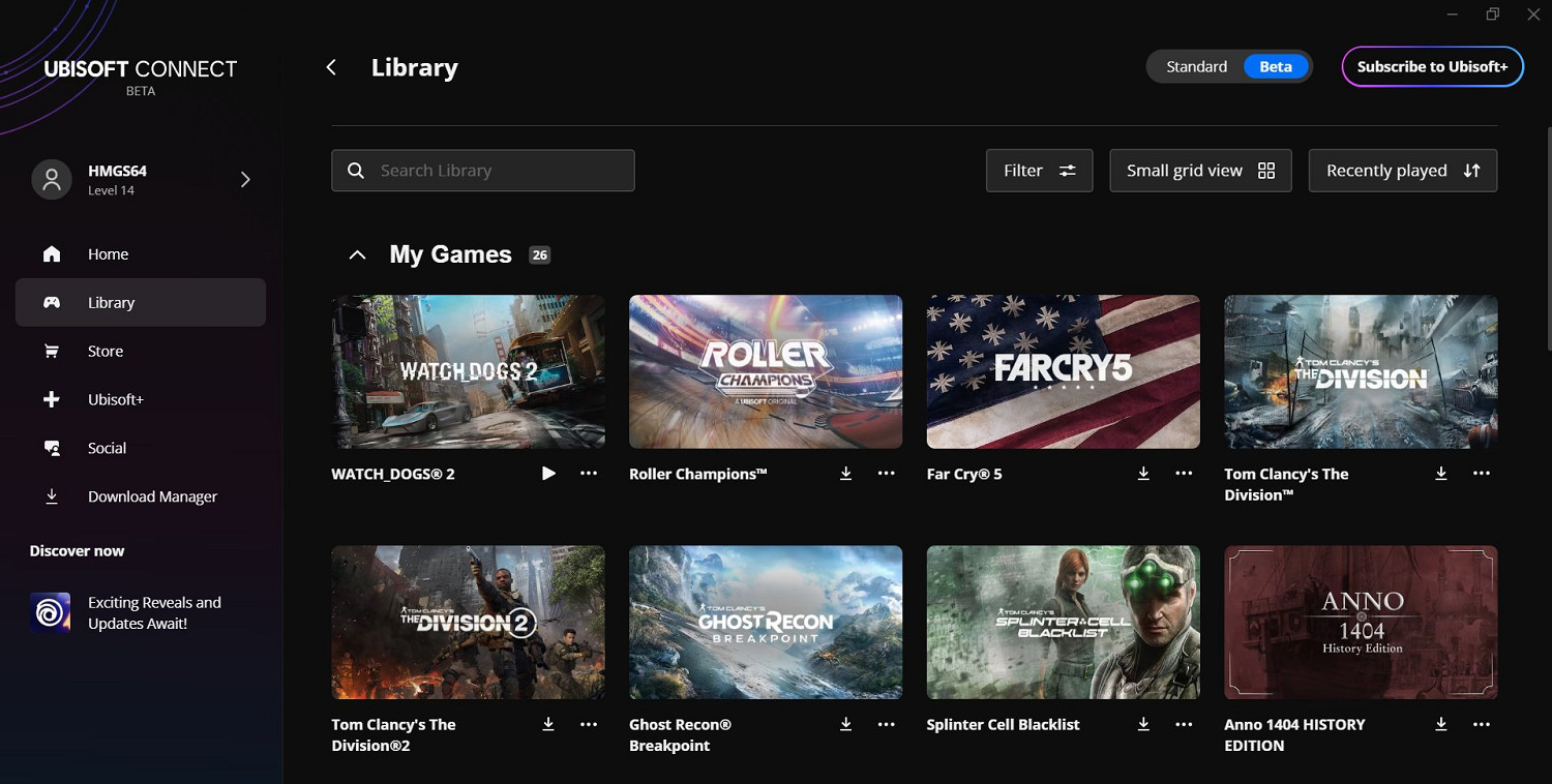 育碧Ubisoft Connect PC客戶端全新升級 數月內逐步上線