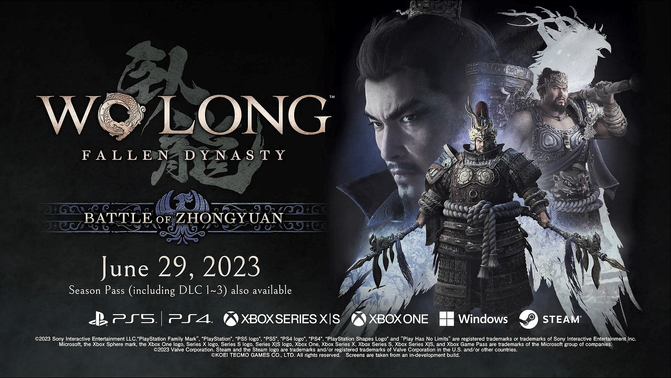 《臥龍：蒼天隕落》DLC“逐鹿中原”今天正式上線！