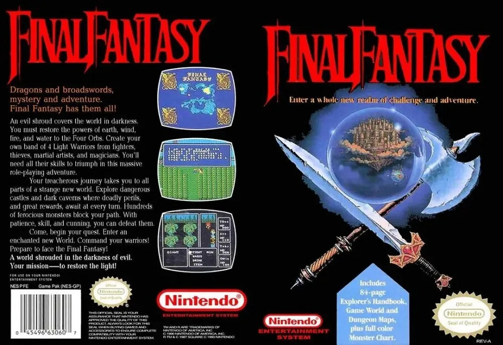 三十多年前誕生的初代最終幻想，開啟JRPG的全新時代