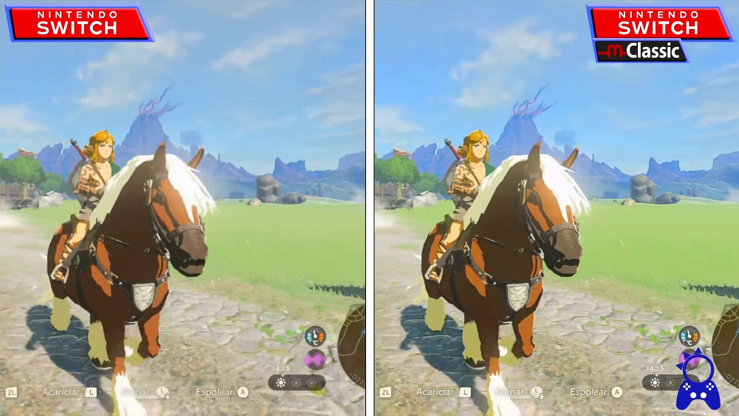 《塞爾達傳說:王國之淚》使用mClassic效果對比影片 《塞爾達傳說:王國之淚》使用mClassic效果對比影片