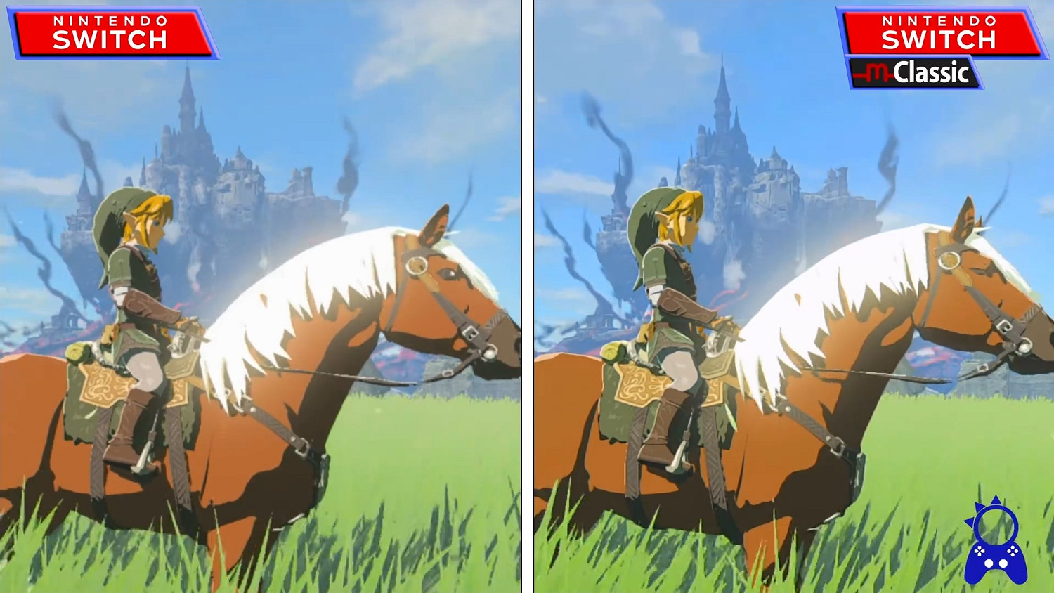 《塞爾達傳說:王國之淚》使用mClassic效果對比影片 《塞爾達傳說:王國之淚》使用mClassic效果對比影片