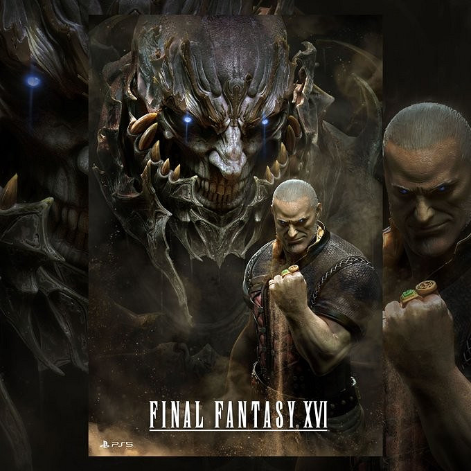 《FF16》藝術家合作插畫集 畫風各異的顯化者和召喚獸