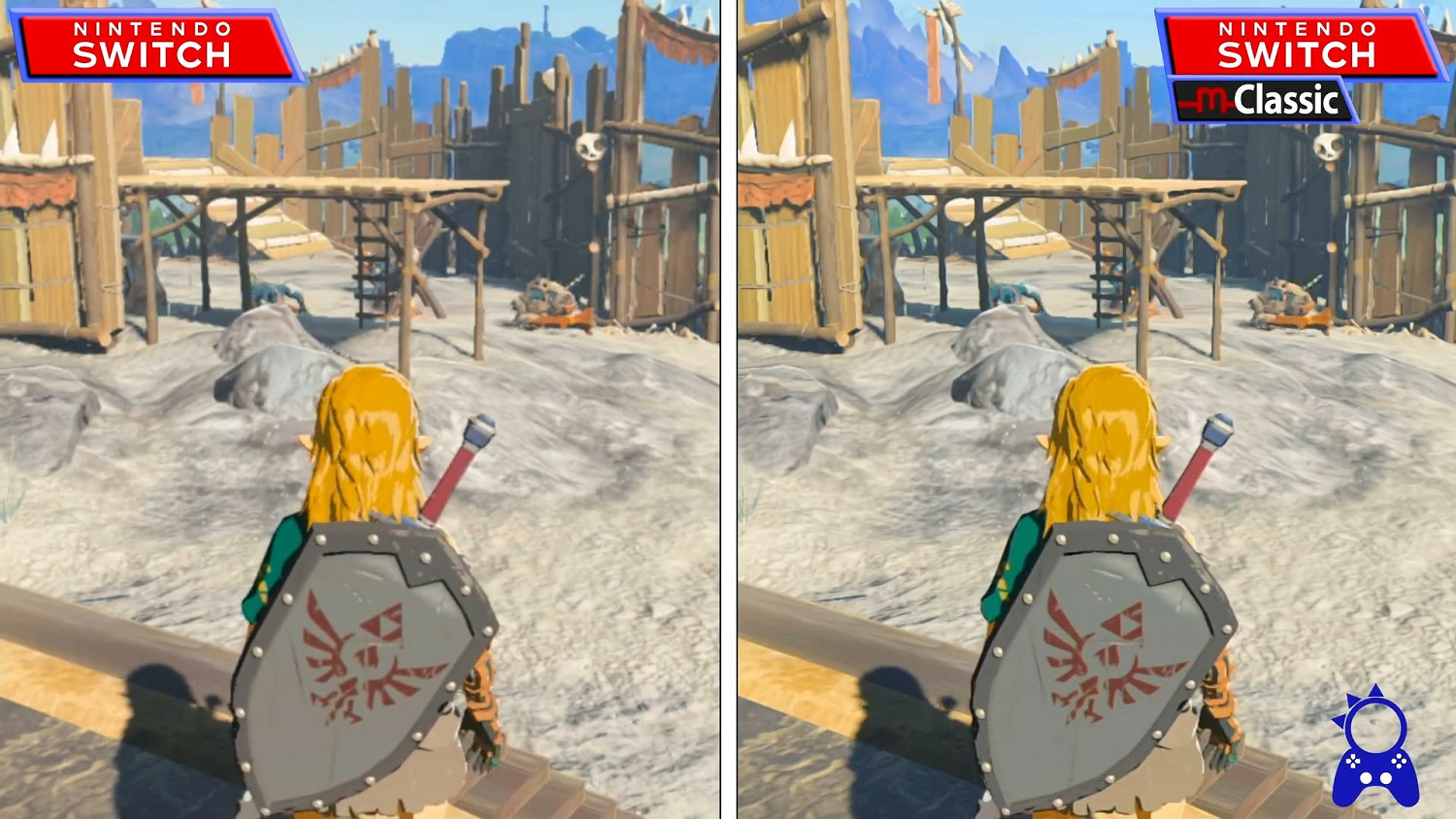 《塞爾達傳說:王國之淚》使用mClassic效果對比影片 《塞爾達傳說:王國之淚》使用mClassic效果對比影片