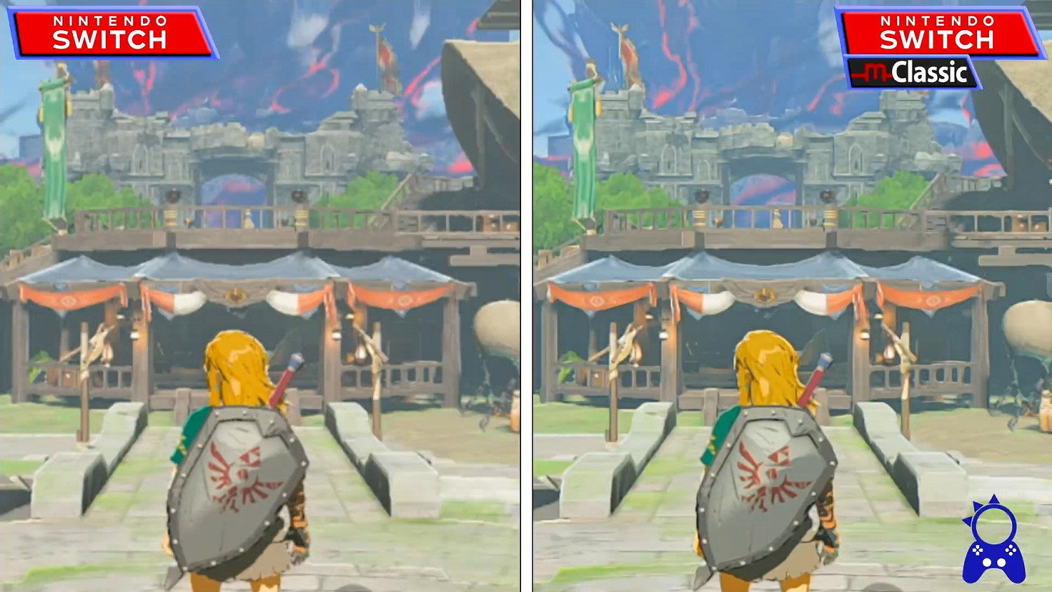 《塞爾達傳說:王國之淚》使用mClassic效果對比影片 《塞爾達傳說:王國之淚》使用mClassic效果對比影片