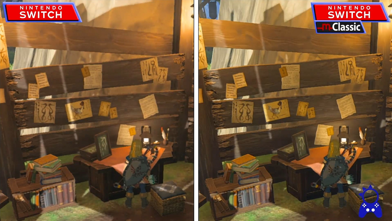 《塞爾達傳說:王國之淚》使用mClassic效果對比影片 《塞爾達傳說:王國之淚》使用mClassic效果對比影片