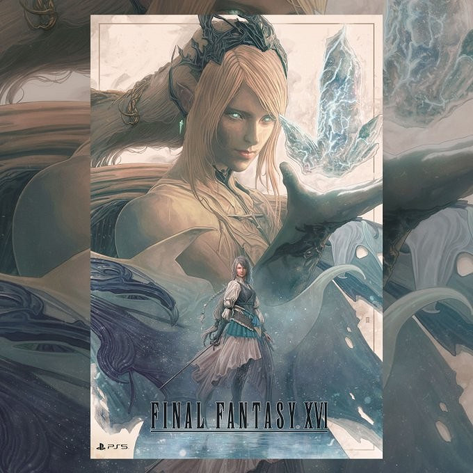 《FF16》藝術家合作插畫集 畫風各異的顯化者和召喚獸