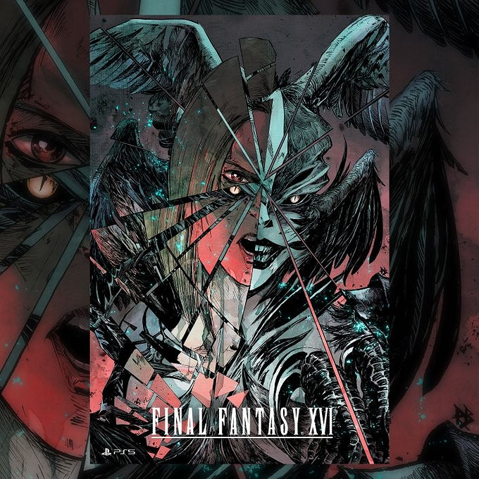 《FF16》藝術家合作插畫集 畫風各異的顯化者和召喚獸