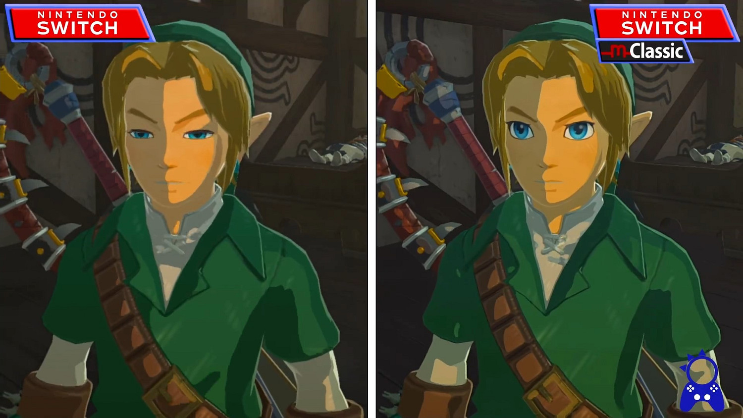 《塞爾達傳說:王國之淚》使用mClassic效果對比影片 《塞爾達傳說:王國之淚》使用mClassic效果對比影片