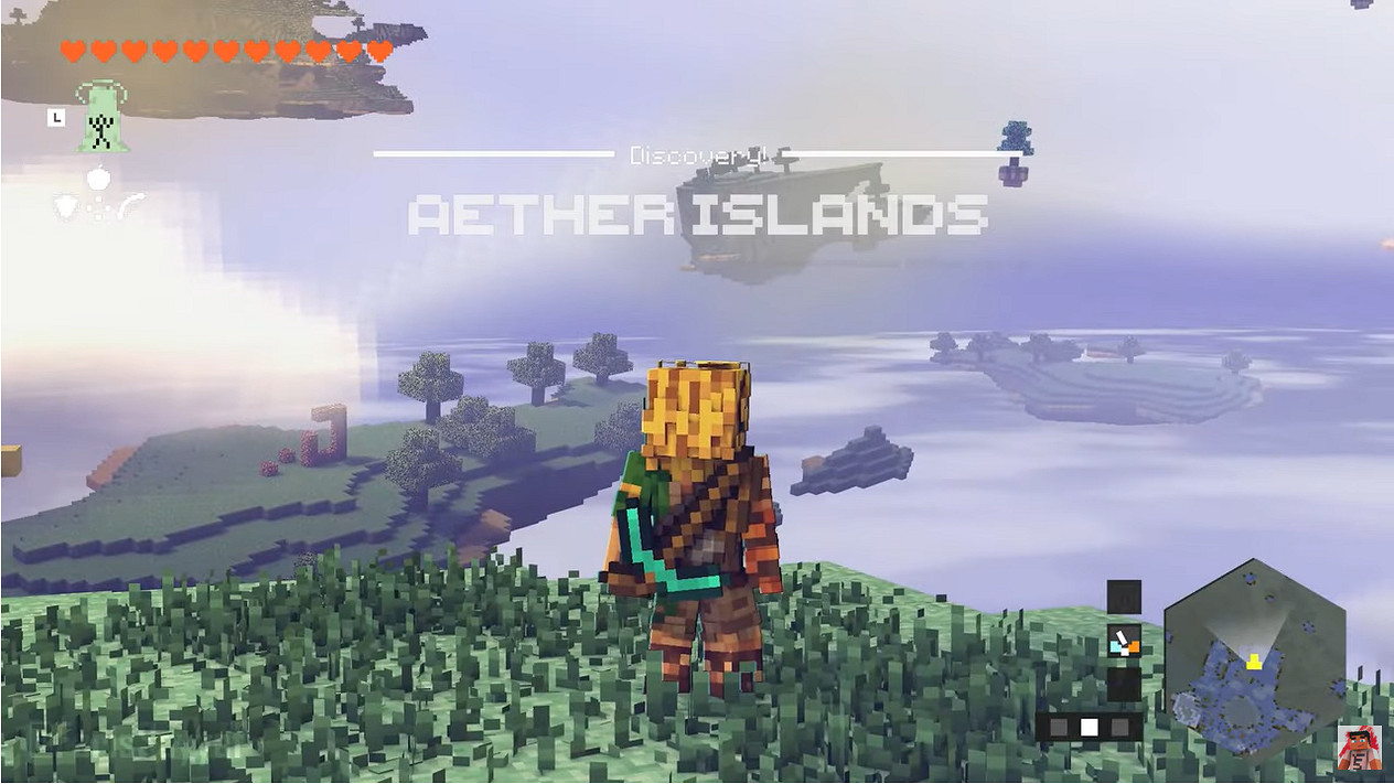 當個創世神麥塊版《塞爾達傳說:王國之淚》!兩款神作結合 當個創世神麥塊版《塞爾達傳說:王國之淚》!兩款神作結合