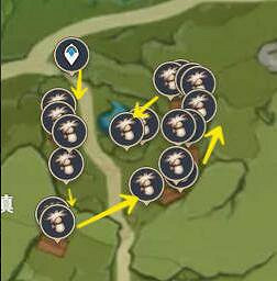 《原神》3.8可莉突破材料慕風蘑菇採集路線推薦？