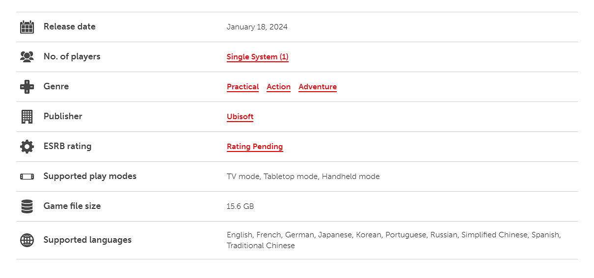 《波斯王子：失落的王冠》Switch容量超過15GB！
