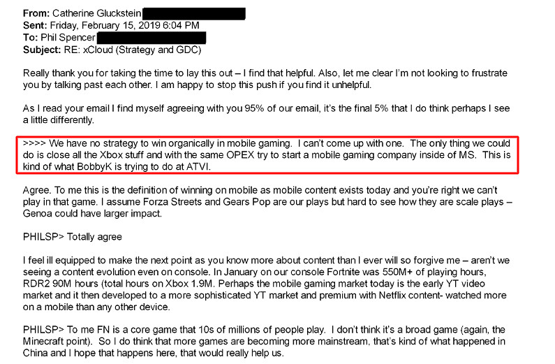 2019年斯賓塞想關閉整個Xbox 全面專注手遊