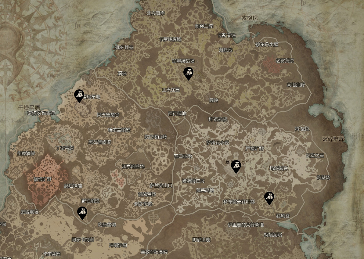 《暗黑破壞神4》奇物商人位置介紹