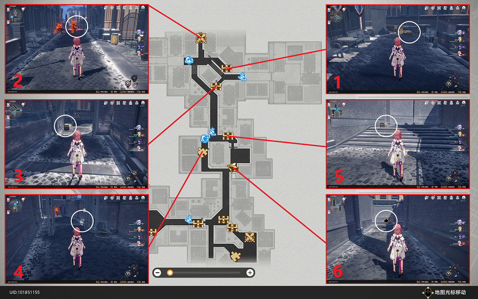 《崩壞星穹鐵道》雅利洛邊緣通路寶箱全收集 雅利洛邊緣通路寶箱分布一覽