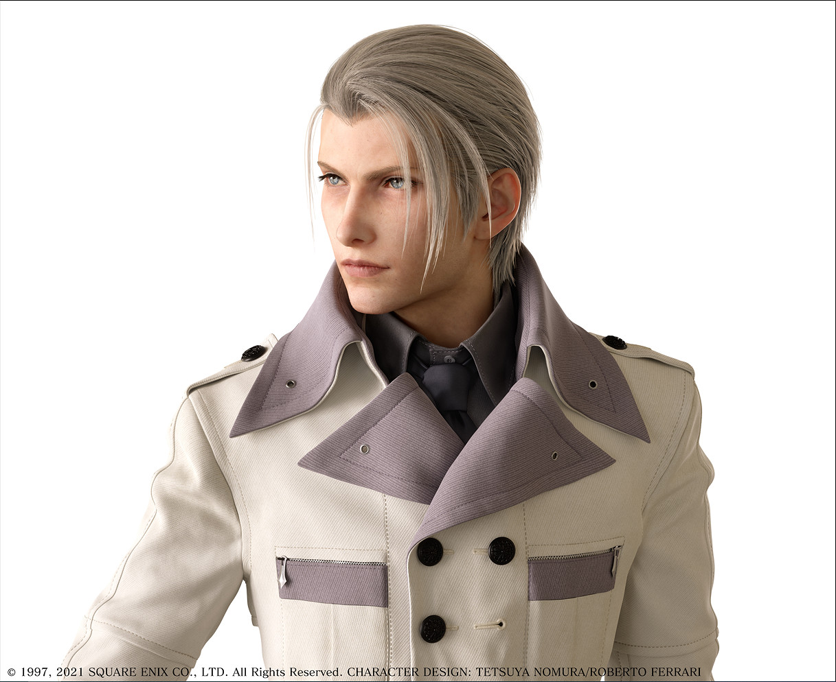 《最終幻想7：重生》官方分享盧法斯高清細節圖！