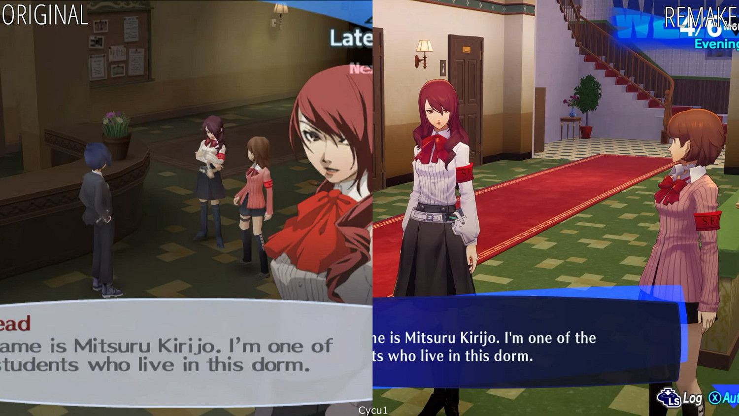 《女神異聞錄3》重製版 VS 原版遊戲 畫面對比影片！