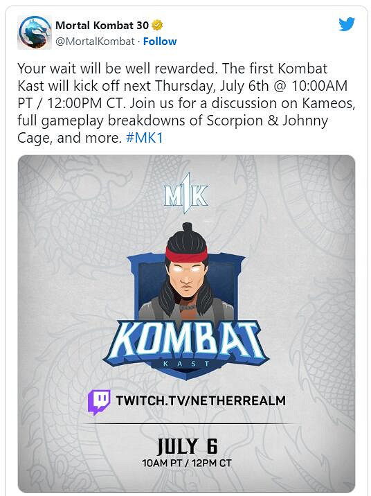 《真人快打1》將於明日公布新預告 並介紹全新玩法機制