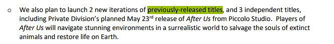 T2計劃在本財年結束前發布兩款“之前發布的遊戲”