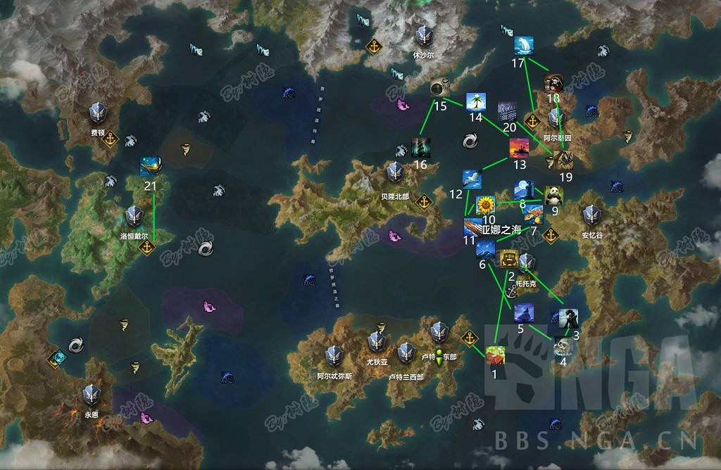 《命運方舟》t1跑島攻略 t1跑島順序路線指南