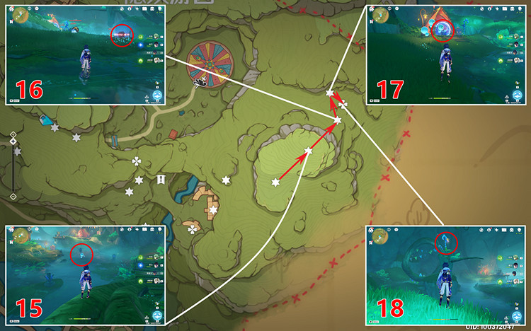 《原神》隱眾遊園南側歡興禮券怎麽收集？隱眾遊園南側歡興禮券收集攻略