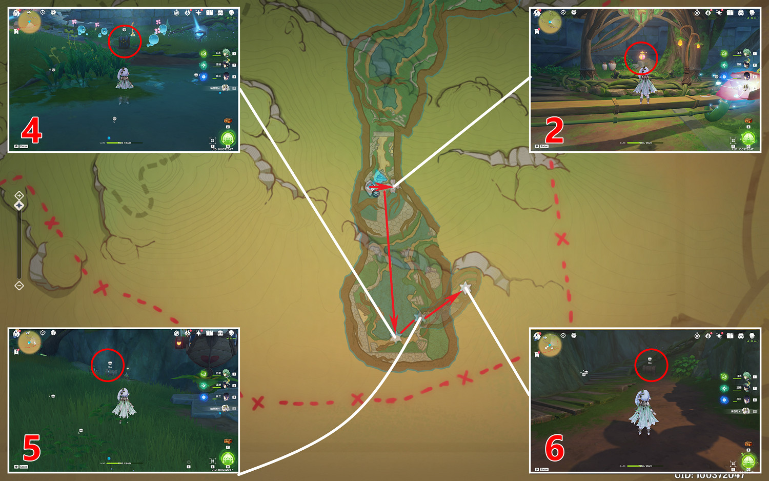 《原神》琉形蜃境南側禮券怎麽收集？琉形蜃境南側歡興禮券收集攻略