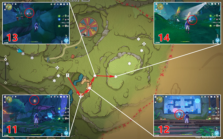 《原神》隱眾遊園南側歡興禮券怎麽收集？隱眾遊園南側歡興禮券收集攻略