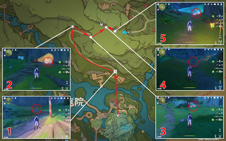 《原神》隱眾遊園南側歡興禮券怎麽收集？隱眾遊園南側歡興禮券收集攻略